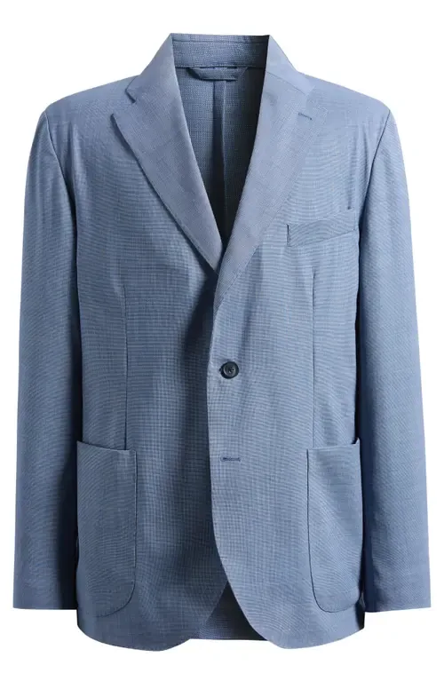 Lana Tailored Fit Hopsack Tech Soft Wool Blend Blazer