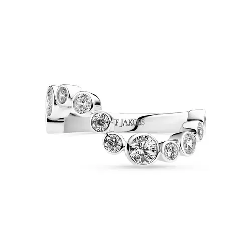 Ring Sardinien Wave in 925 Sterling Silver by Sif Jakobs Jewellery