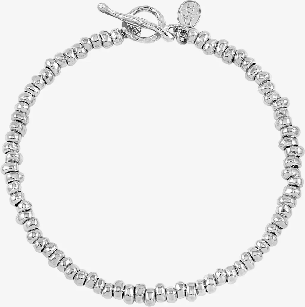Nomad Nuggets Bracelet in Sterling Silver by Dower & Hall