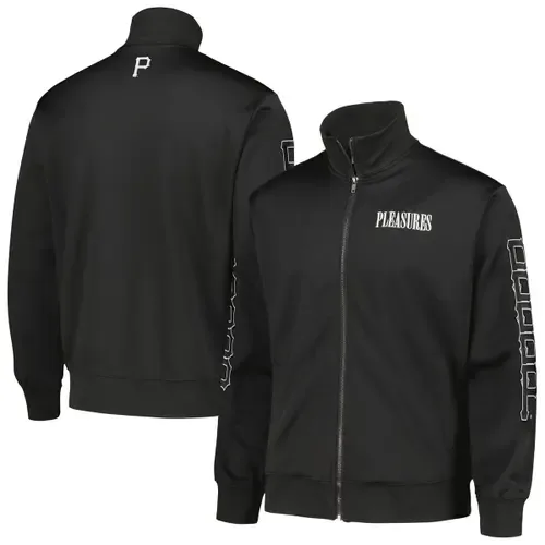 Pleasures Pittsburgh Pirates Pitcher Full-Zip Track Jacket by PLEASURES