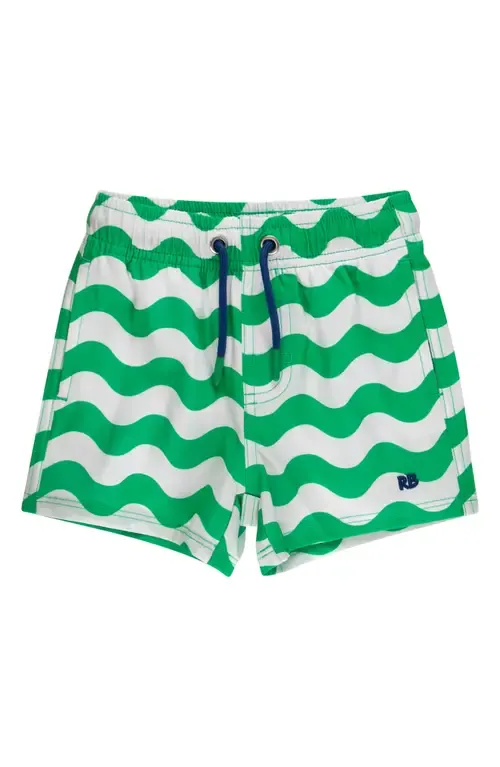 Wavy Stripe UPF 50+ Swim Trunks by RuggedButts