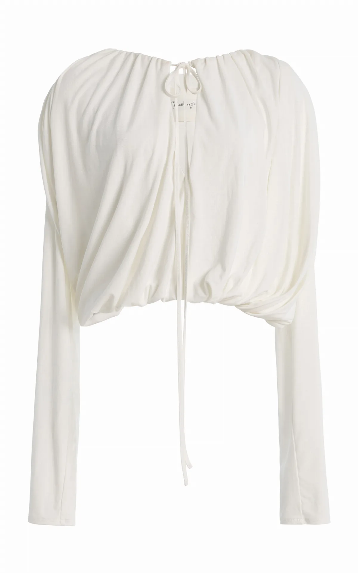 Olive Ruched Top by Paris Georgia