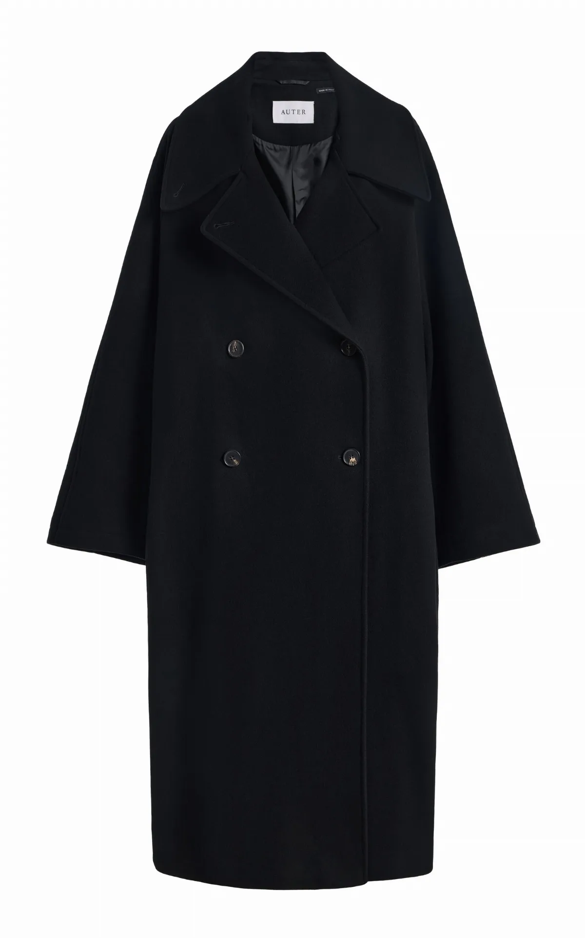 Double-Breasted Wool-Blend Peacoat by Auter