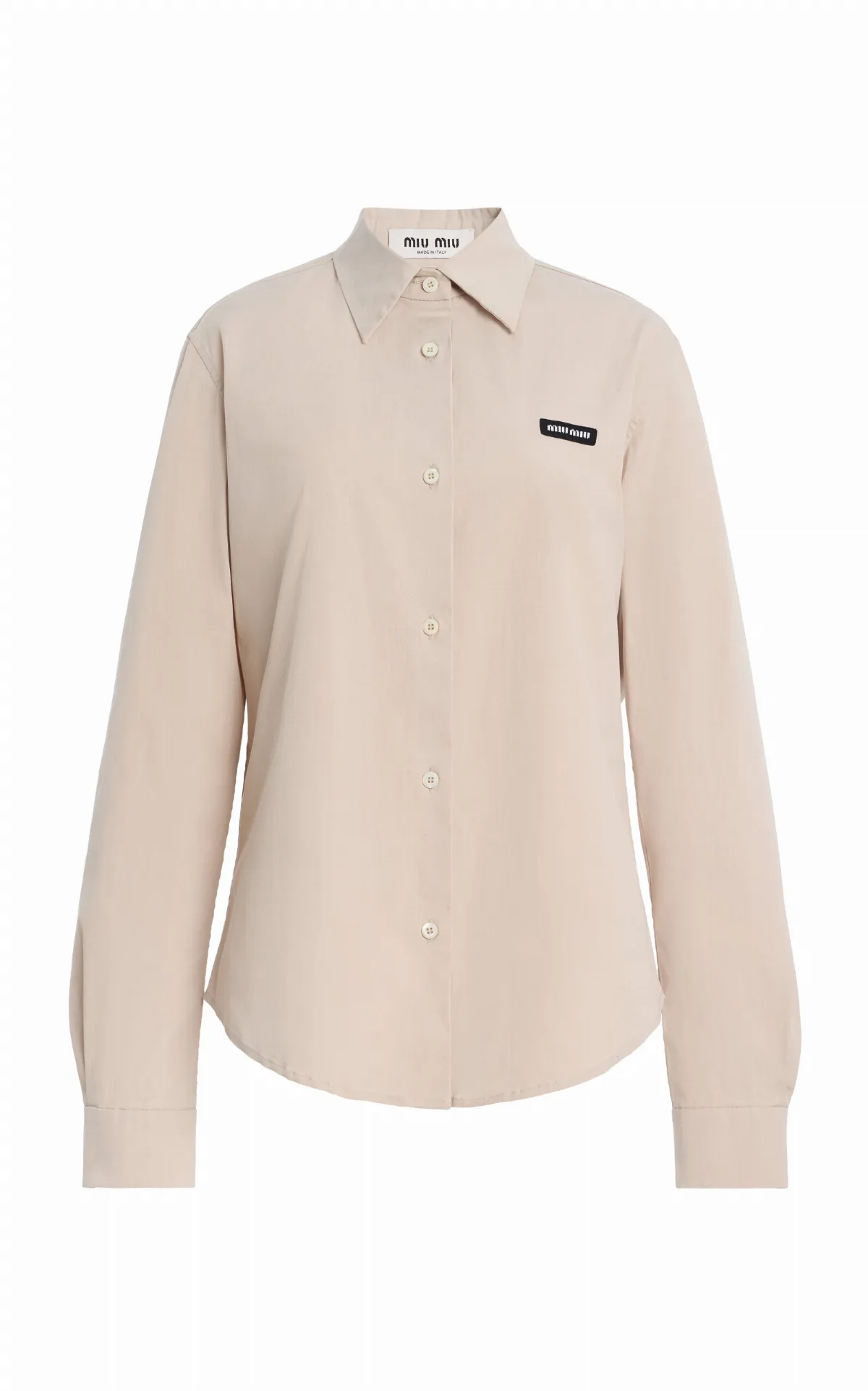 Cotton-Blend Poplin Shirt by Miu Miu