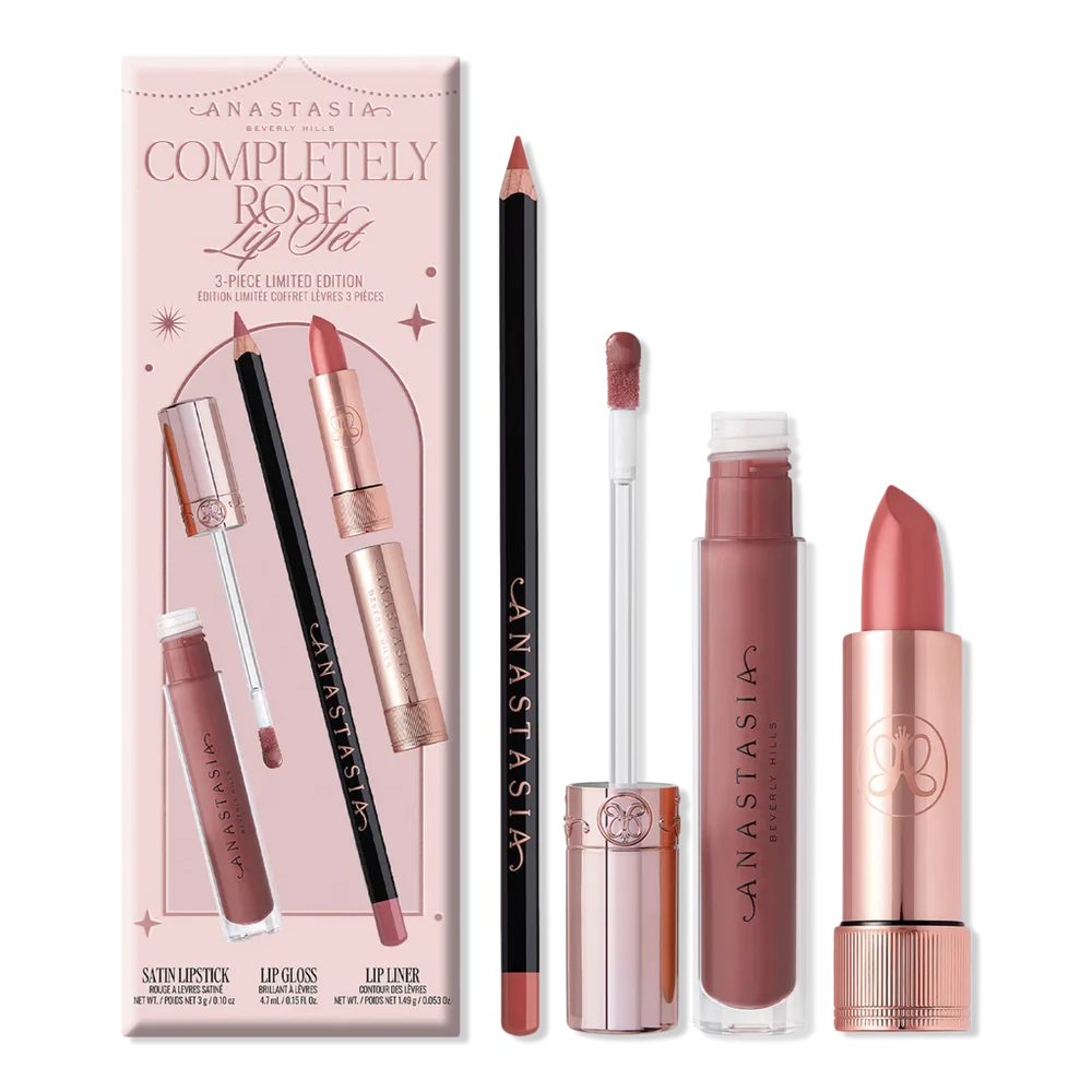 Completely Rose 3-Piece Lip Set by Anastasia Beverly Hills