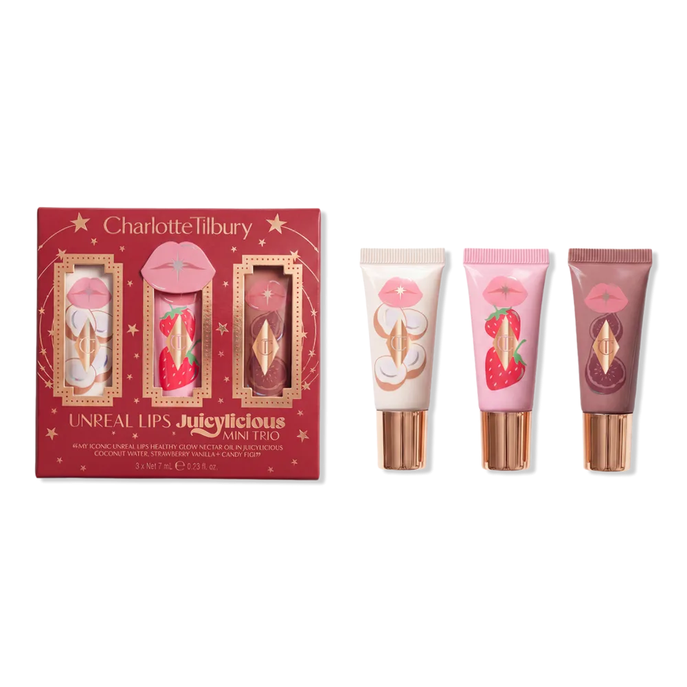 Unreal Lips Juicylicious Mini Trio by Charlotte Tilbury