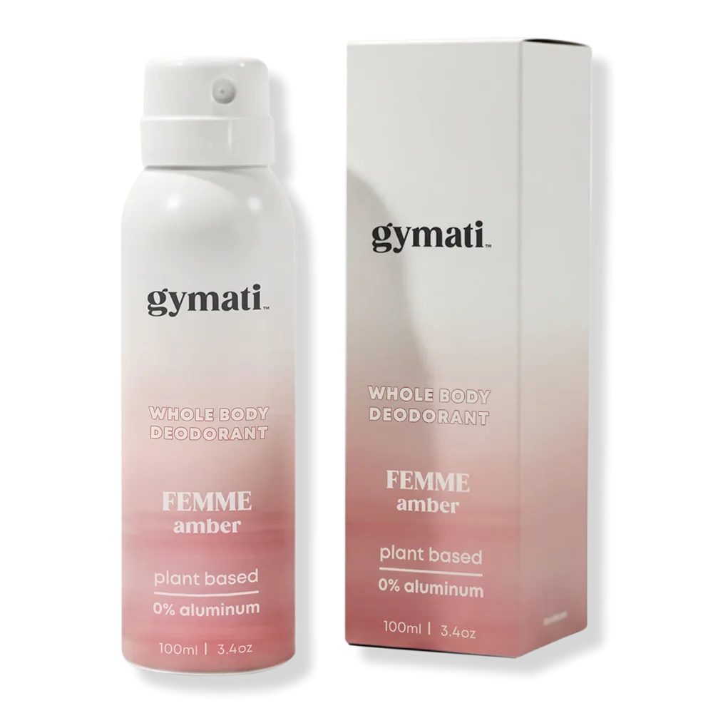Femme Amber Whole Body Deodorant Spray by Gymati