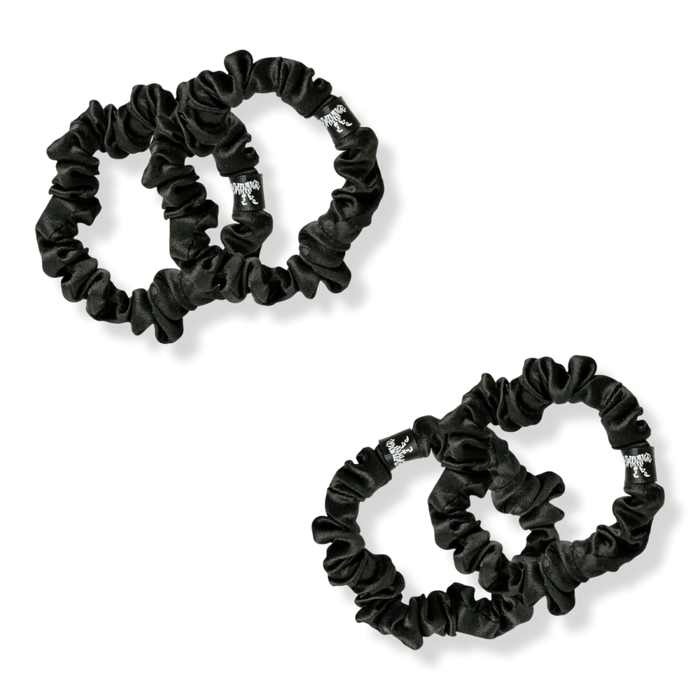 Organic Silk Scrunchie Set by LINA LENNOX