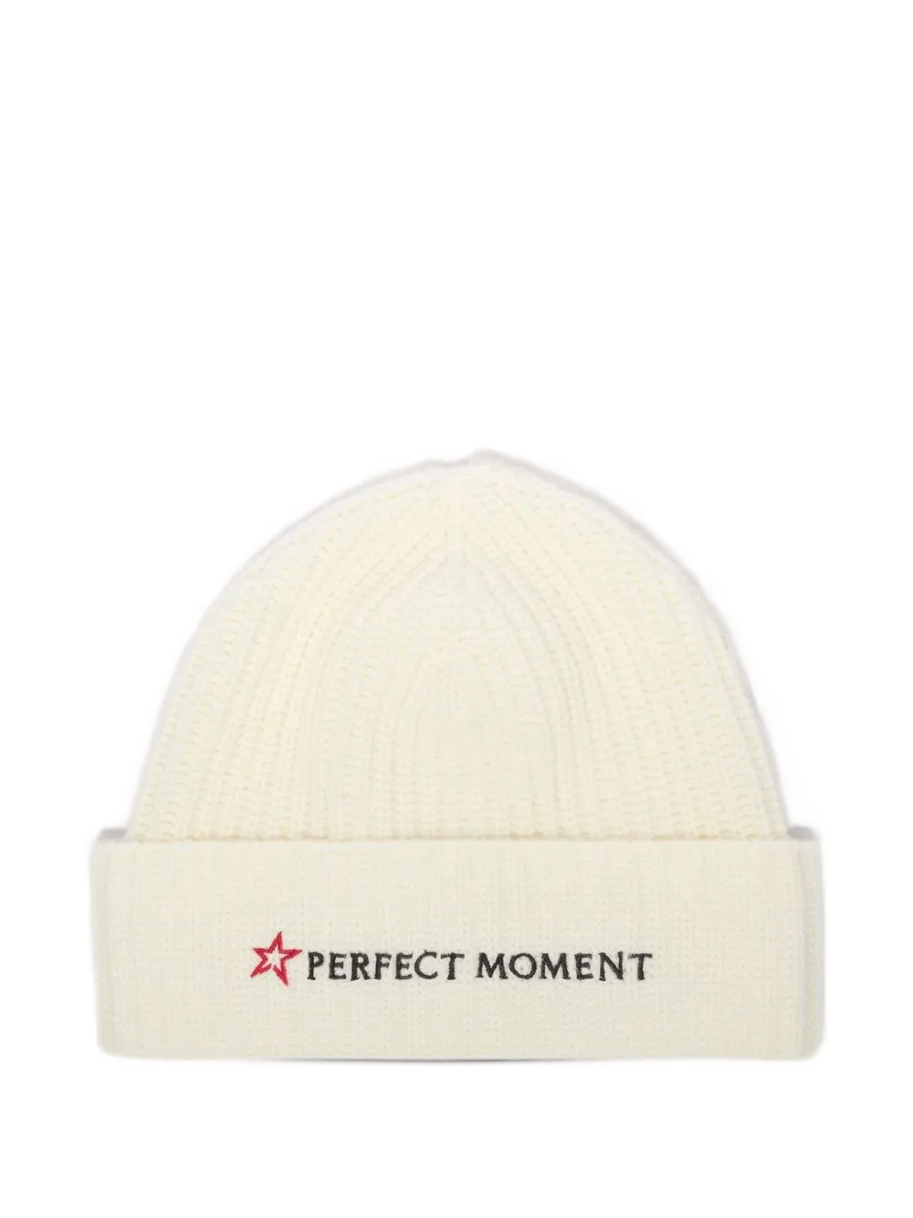 Logo-Embroidered Knitted Beanie Hat by Perfect Moment