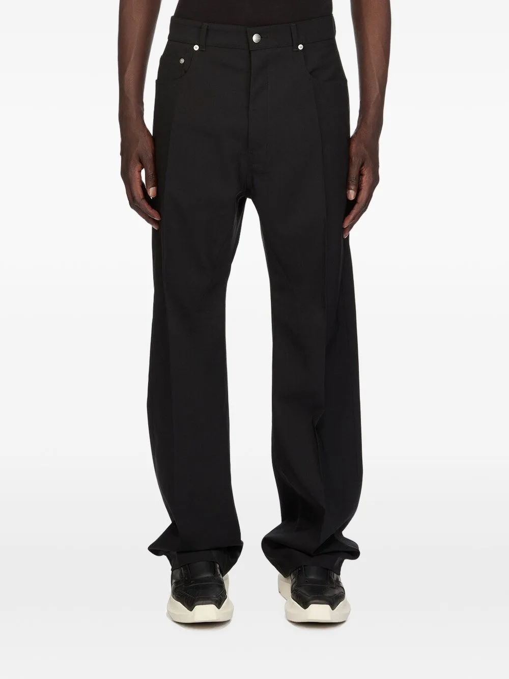 Temple Geth Jeans in Paper Wool by Rick Owens