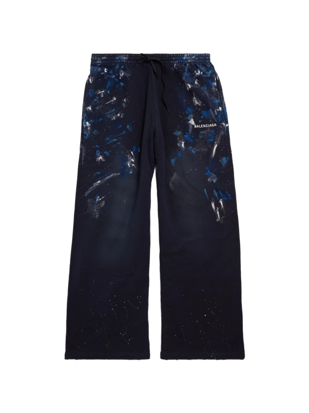 Paint-Splatter Oversized Baggy Sweatpants