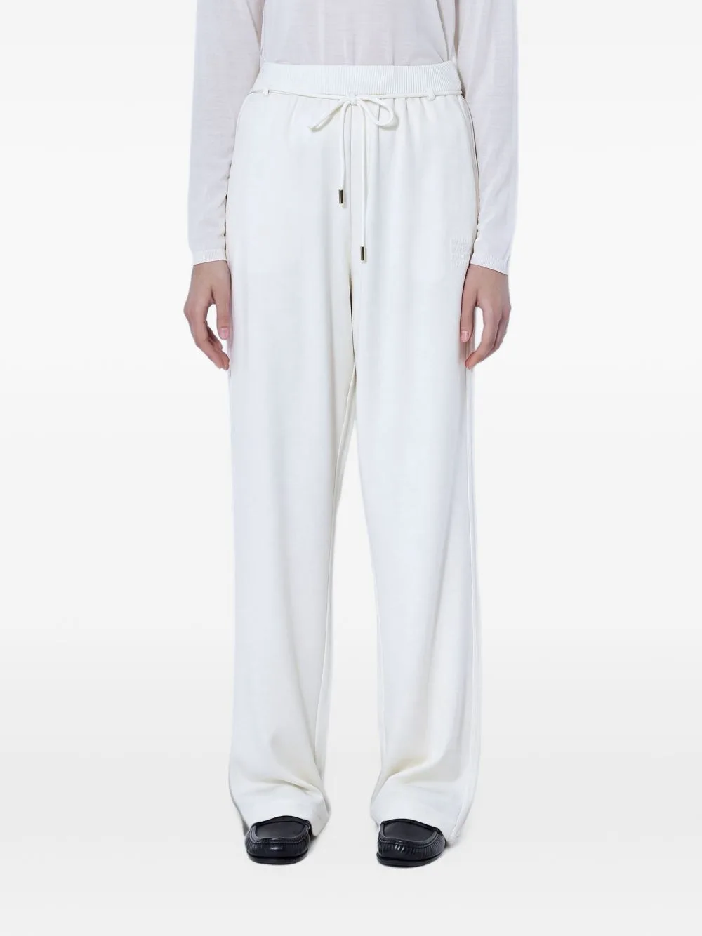 Drawstring Wide-Leg Trousers by Max Mara