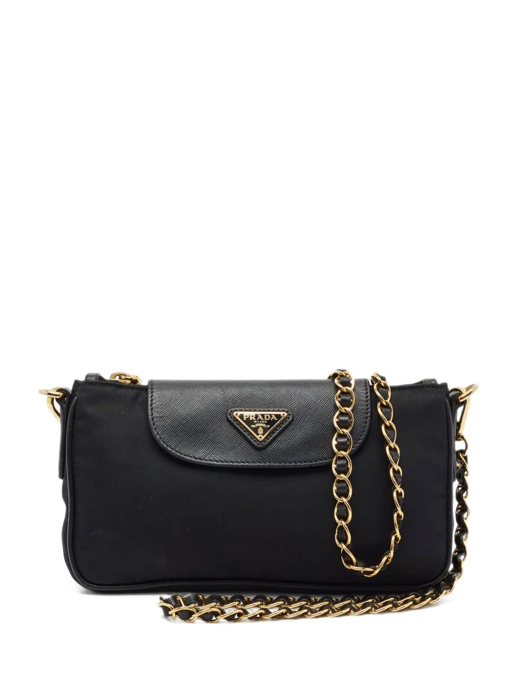 Small Logo Flap Shoulder Bag by Prada Pre-Owned