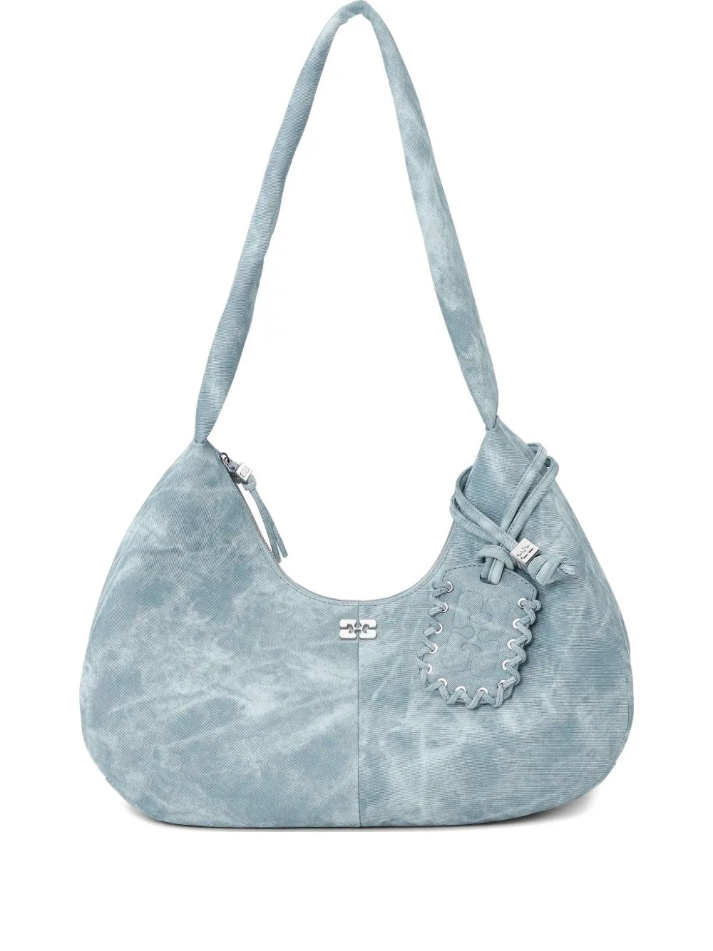 Medium Tie-Dye Effect Shoulder Bag by GANNI