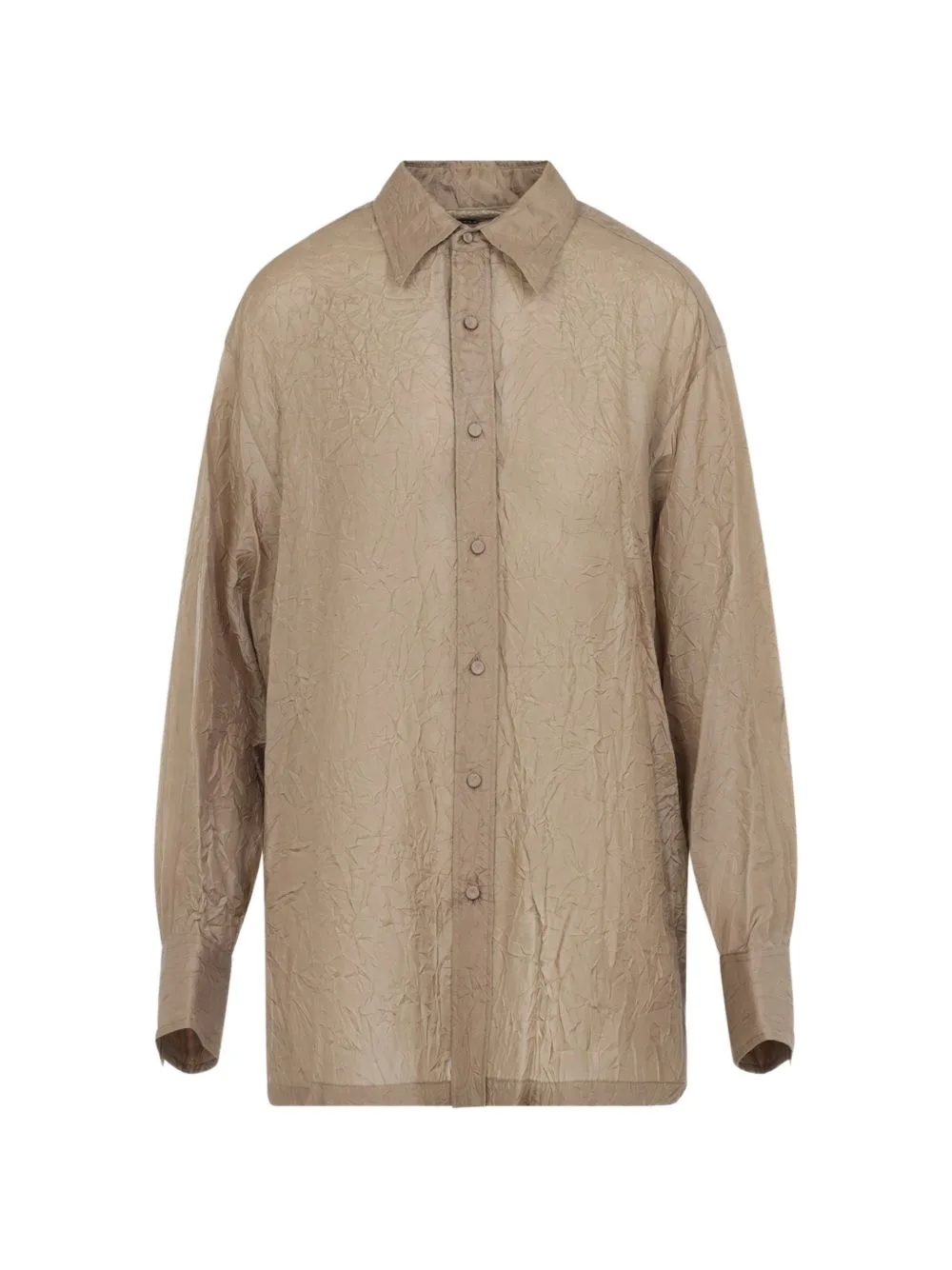 Crinkled Silk Shirt by Carven