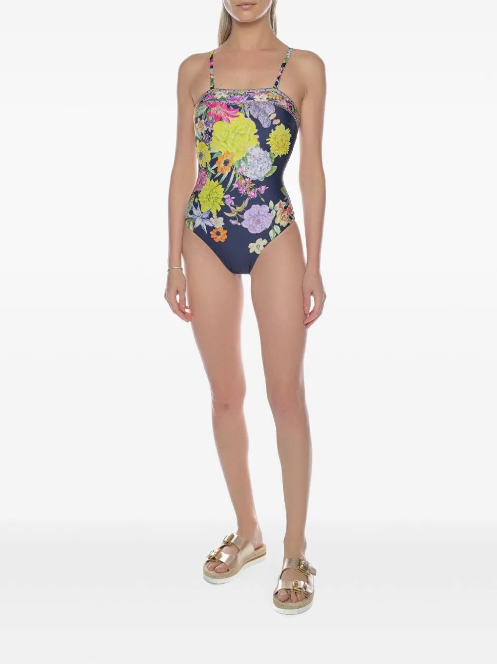 Floral-Print Swimsuit by Camilla