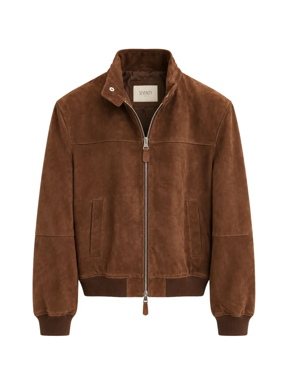 Zip-Up Suede Jacket by Seventy