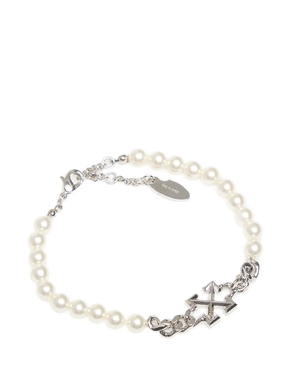 Arrows Pearl-Embellished Bracelet by Off-White