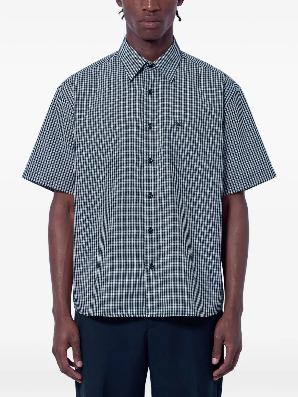 Checked Short-Sleeve Shirt by VETEMENTS
