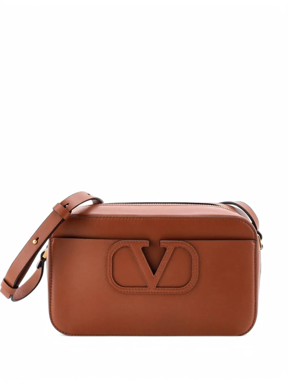 VLogo Camera Bag Leather Small Crossbody Bag by Valentino Garavani Pre-Owned