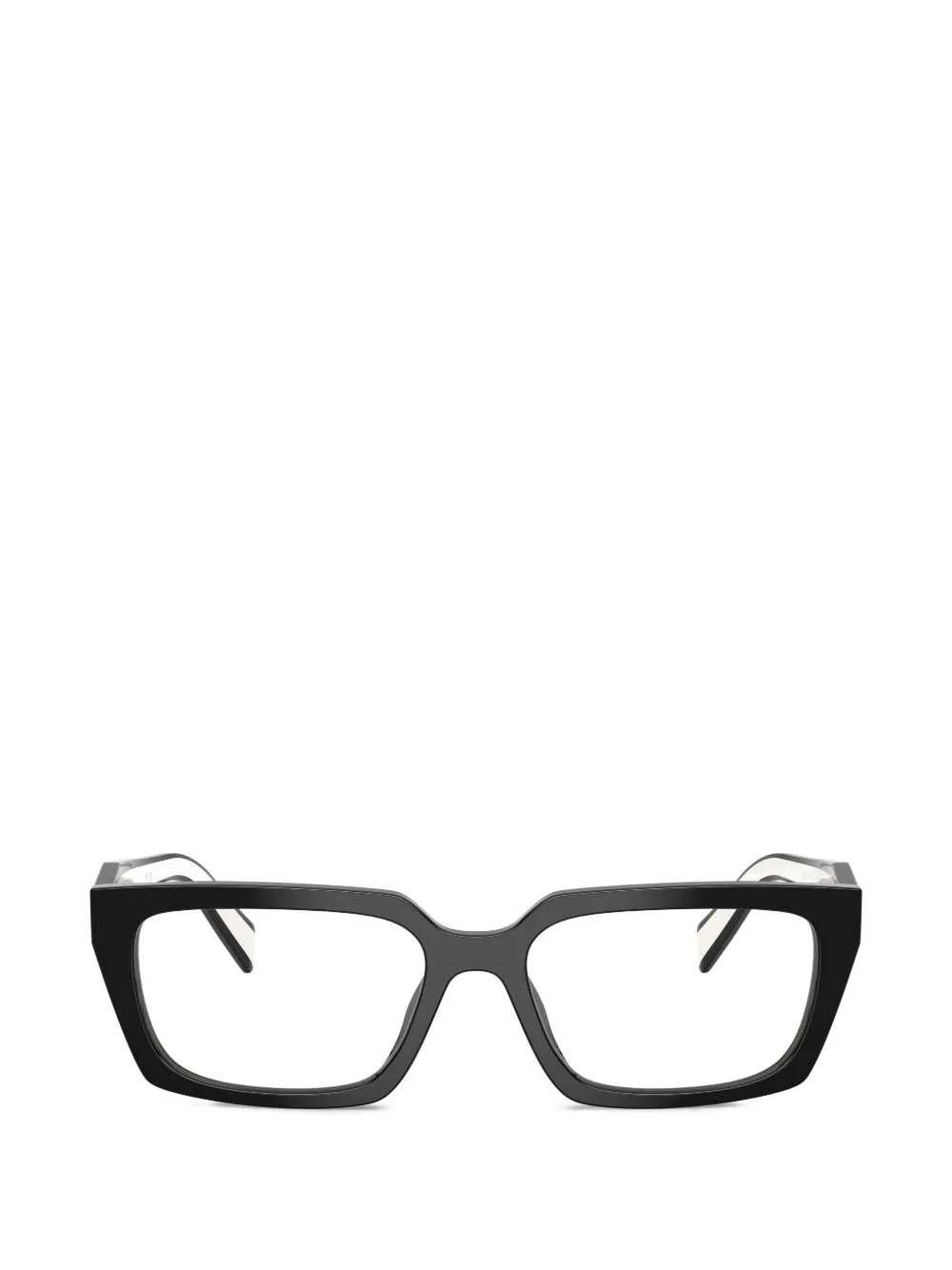 Rectangle-Frame Contrasting-Arm Glasses by Prada Eyewear