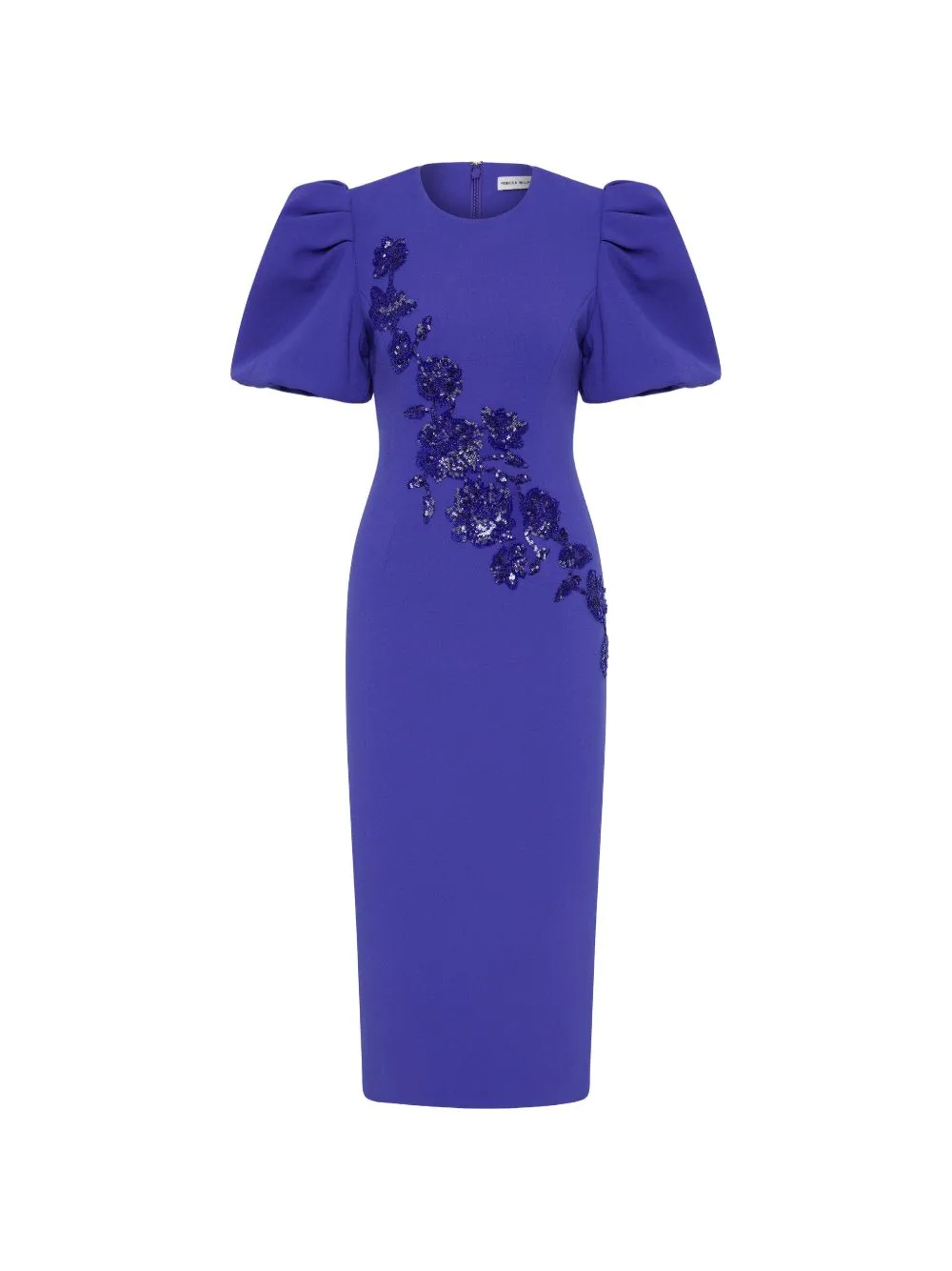 Evolet Puff Sleeve Midi Dress by Rebecca Vallance