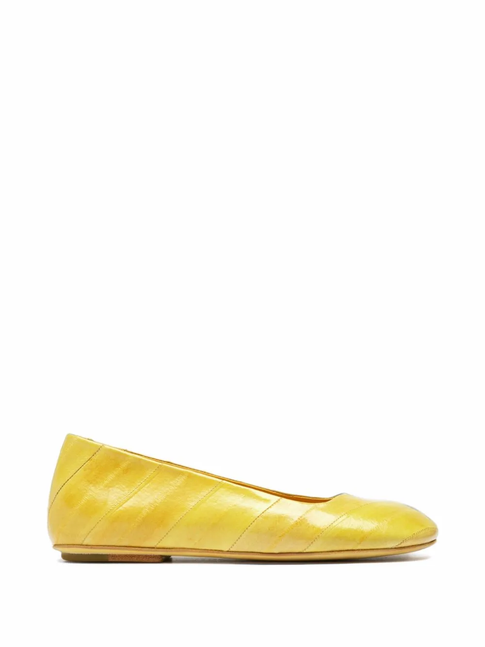 Meredith 003 Panelled-Leather Ballet Flats by Officine Creative