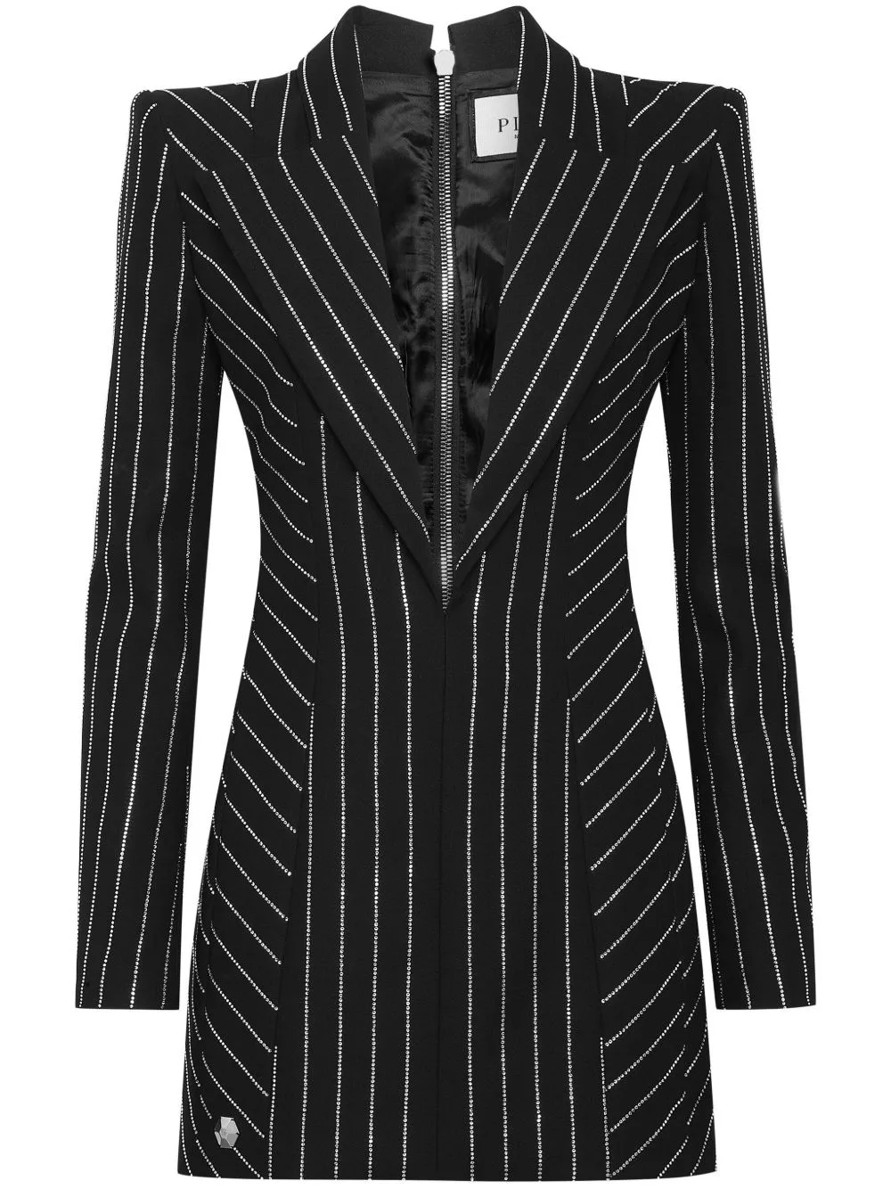 Crystal-Embellished Mini Dress by Philipp Plein