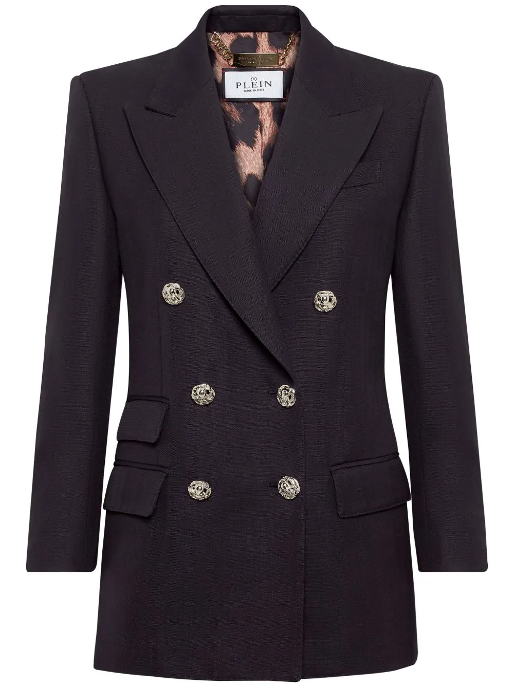 Double-Breasted Wool Blazer by Philipp Plein