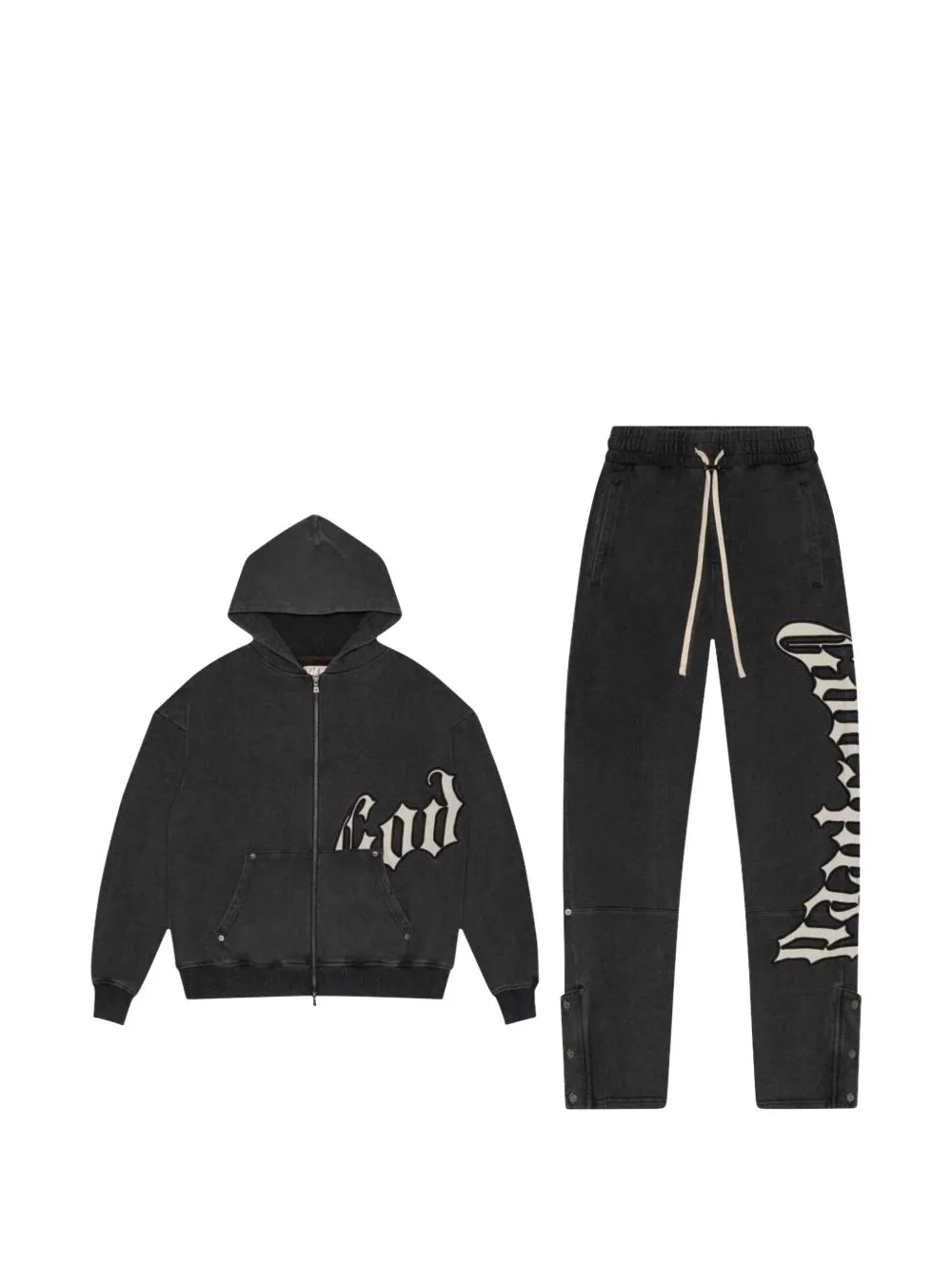 Stripe-Trim Jersey Tracksuit by GODSPEED