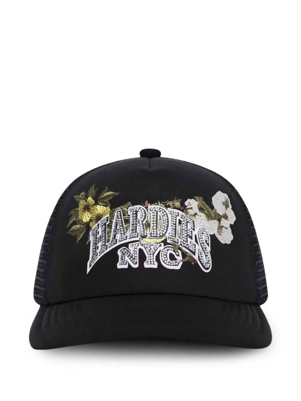 Denim Tears x Hardies NYC Floral-Embroidered Trucker Cap by Denim Tears