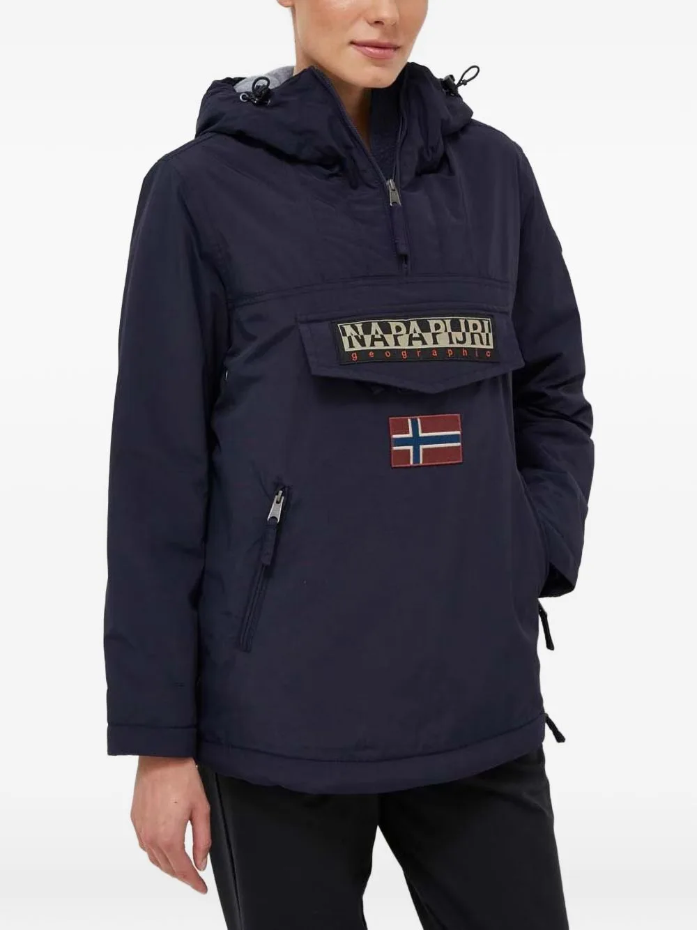 Rainforest Pocket Logo-Patch Jacket by Napapijri