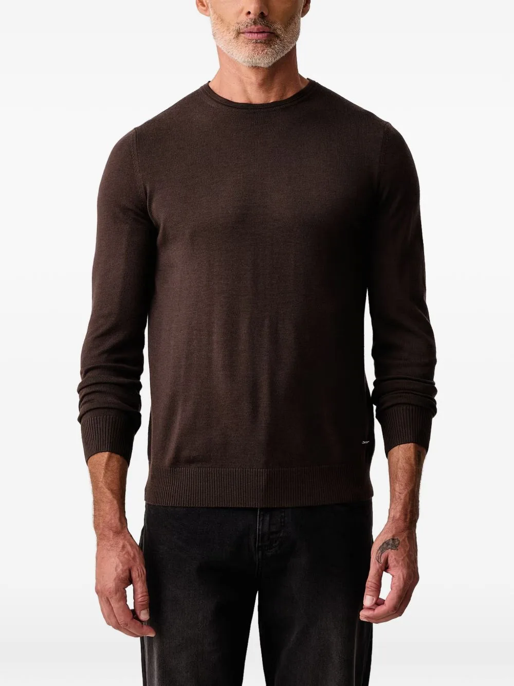 Logo-Plaque Crew-Neck Sweater by Joop!