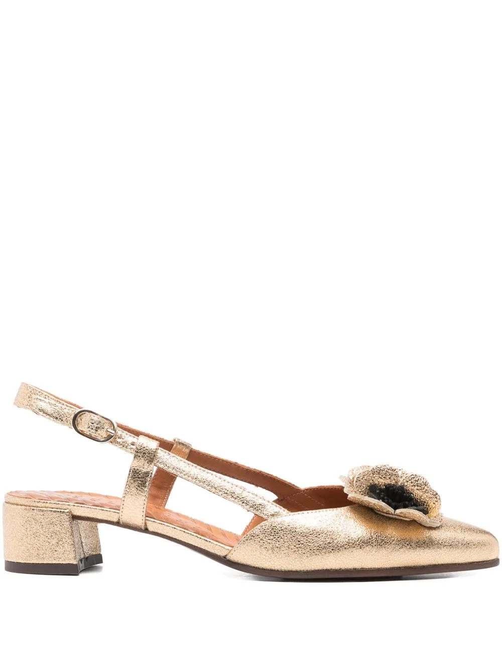 Flower Heeled Pumps by Chie Mihara