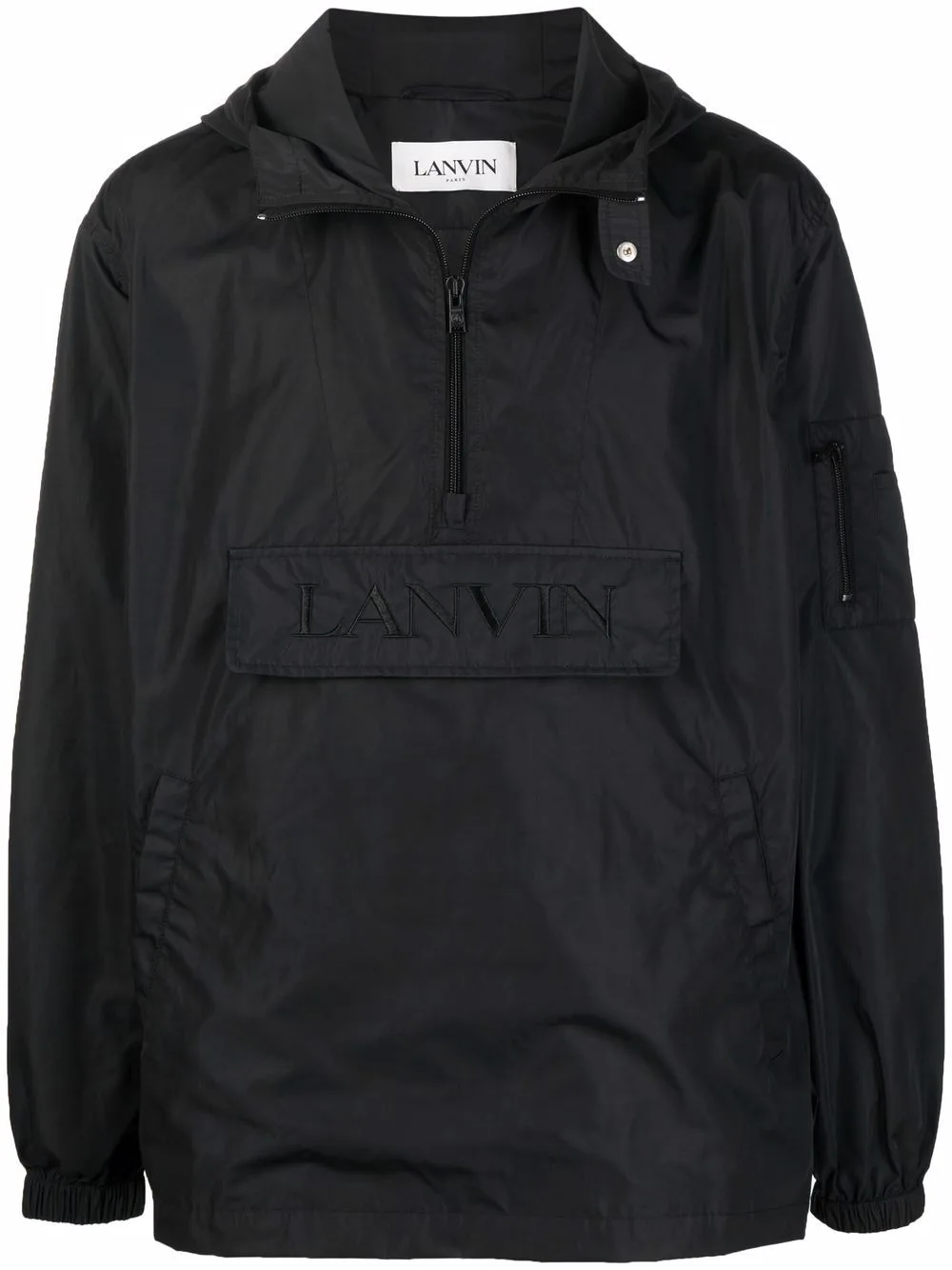 Logo-Embroidered Zip-Front Windbreaker Jacket by Lanvin