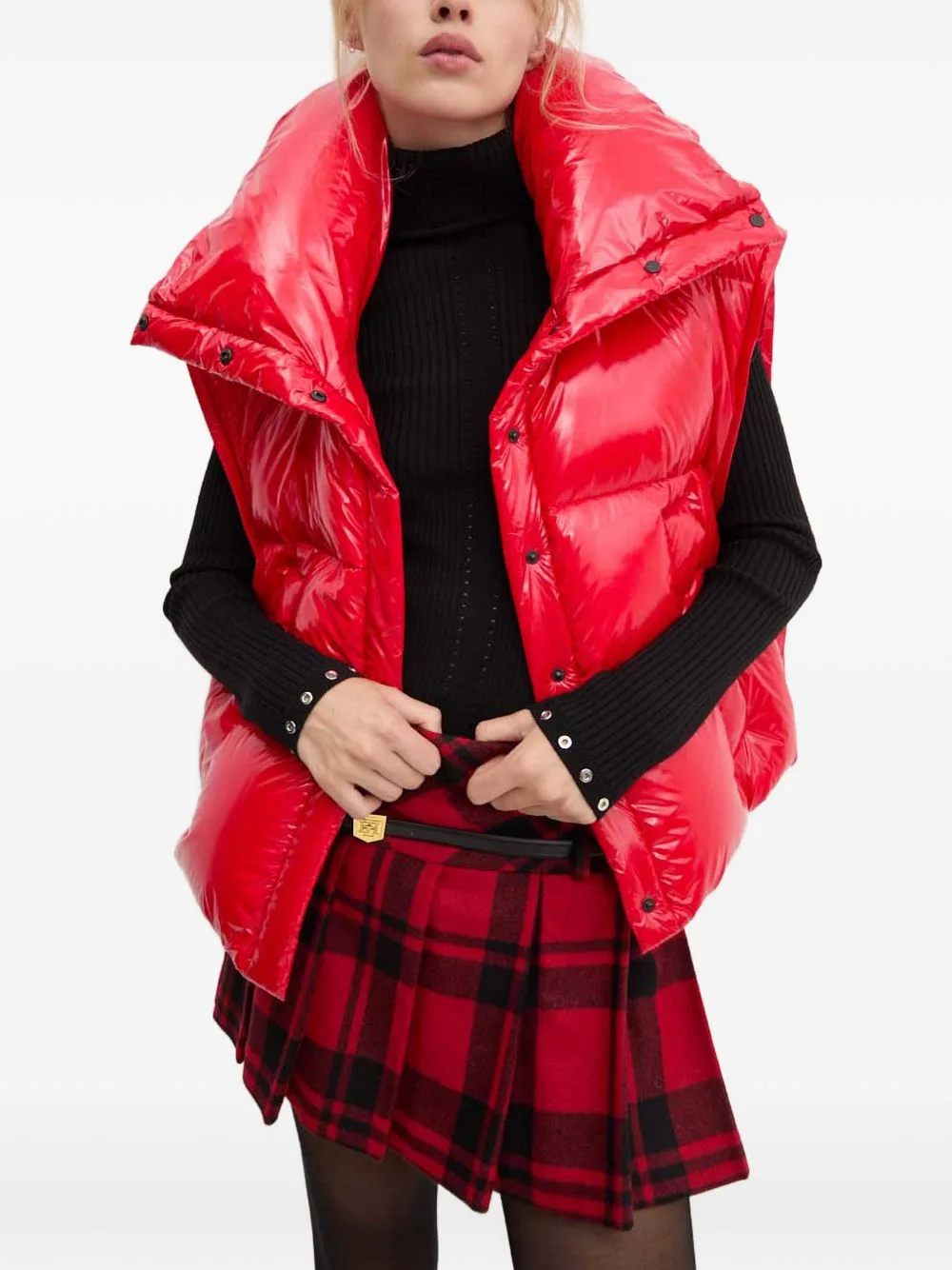Detachable-Sleeve Puffer Jacket by MMC STUDIO
