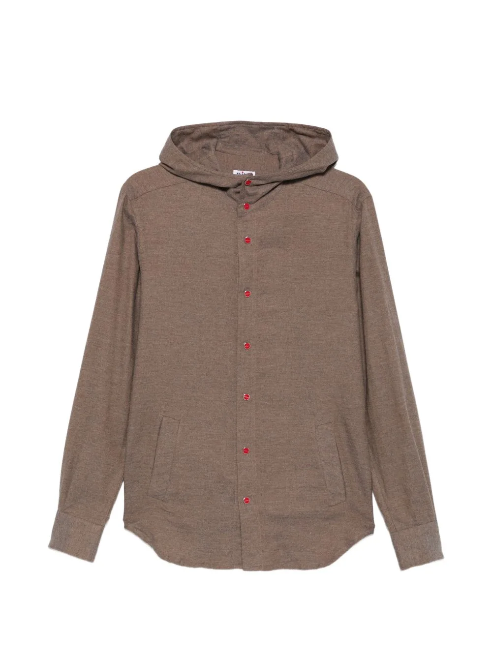 Hooded Button-Fastening Shirt by Kiton