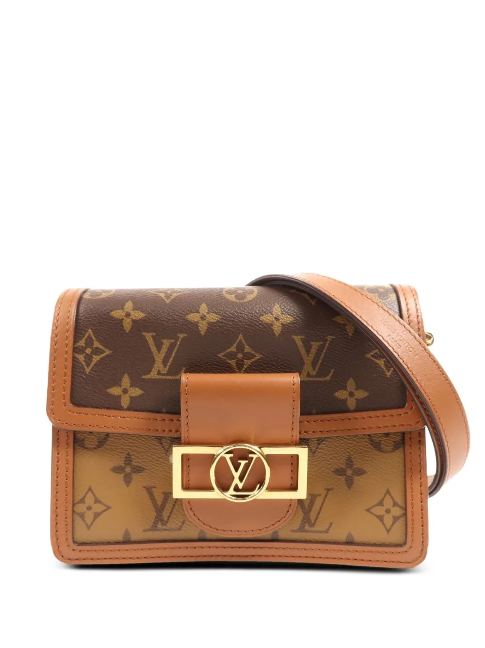 Mini Dauphine Monogram Reverse Shoulder Bag by Louis Vuitton Pre-Owned
