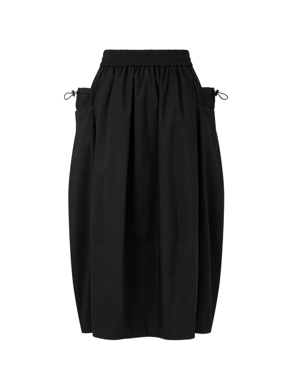 Drawstring-Pocket Cotton Balloon Skirt by TOMBOY