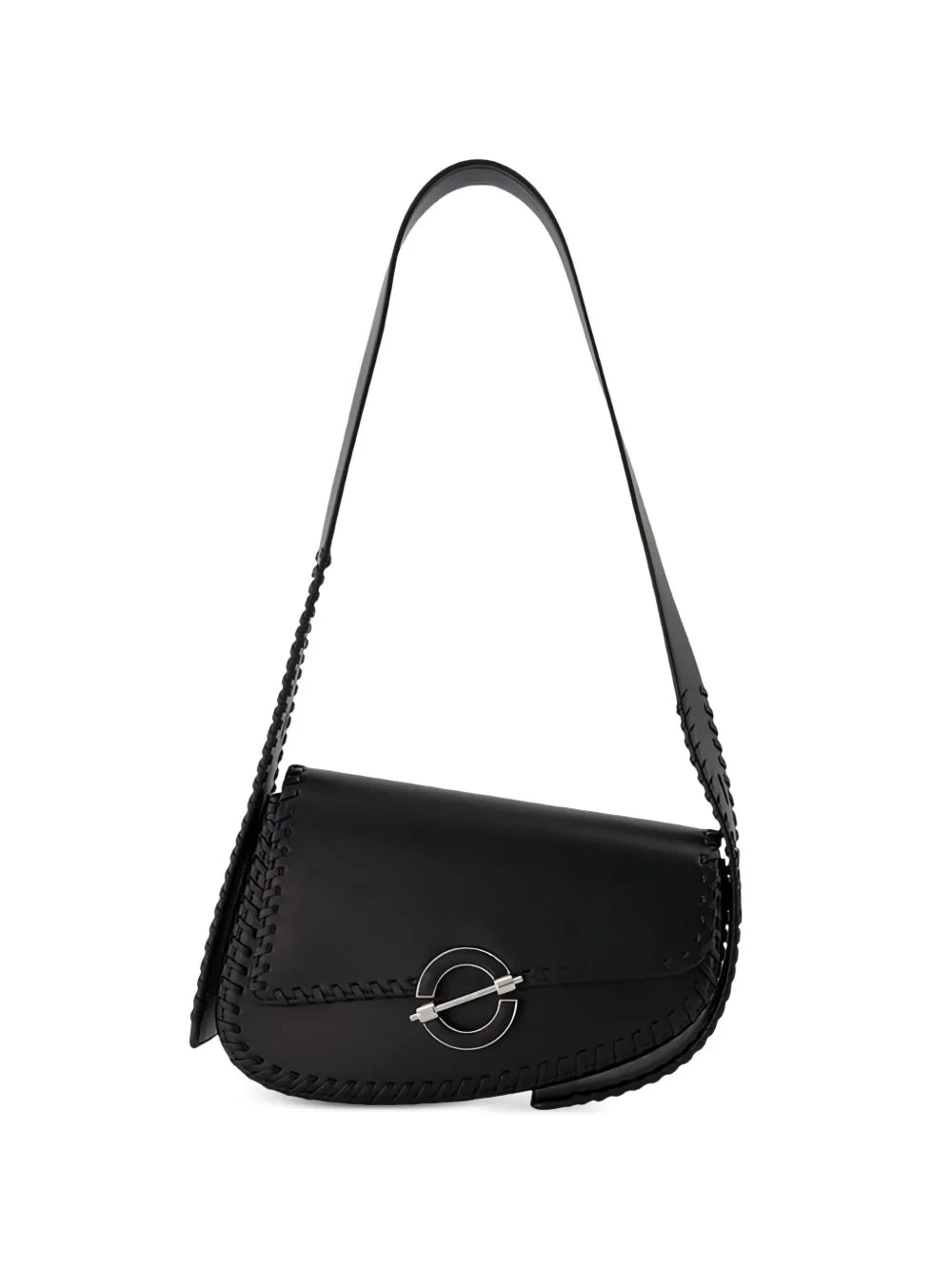 Sahero Whipstitch-Trim Shoulder Bag by SAMSOE SAMSOE
