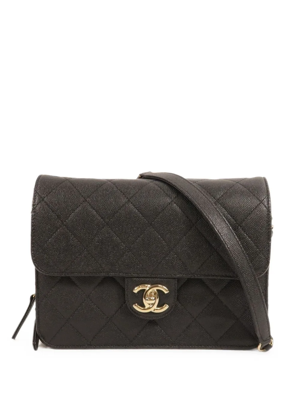 Quilted CC Turn-Lock Shoulder Bag by CHANEL Pre-Owned