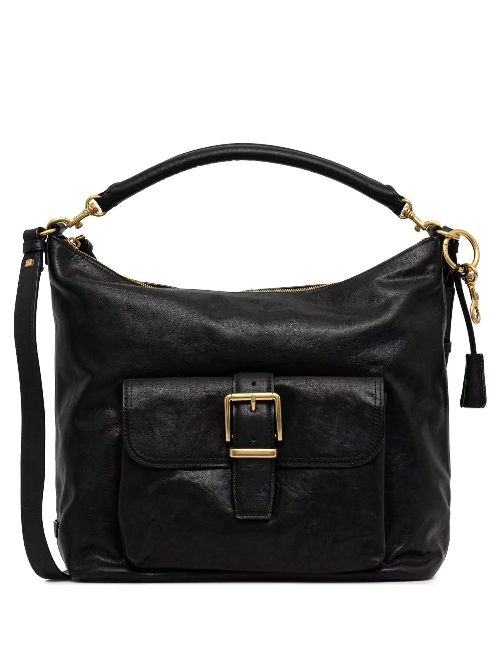 Buckle-Detail Shoulder Bag