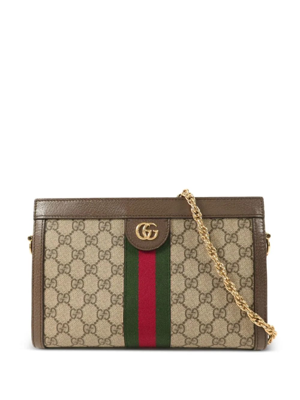 Ophidia GG Chain Shoulder Bag by Gucci Pre-Owned