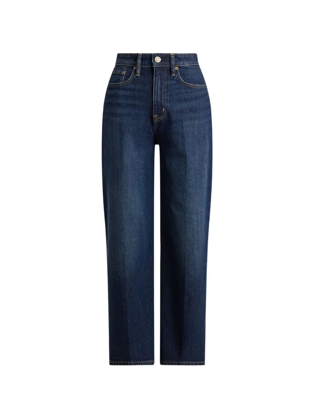 High-Waisted Straight-Leg Jeans by Lauren Ralph Lauren