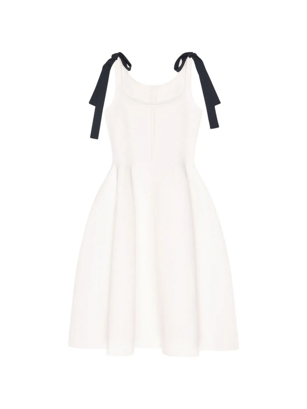 Midi Dress in Compact Knit with Bows by Givenchy
