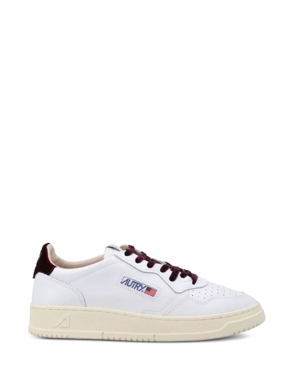 Medalist Velvet-Trim Sneakers by Autry