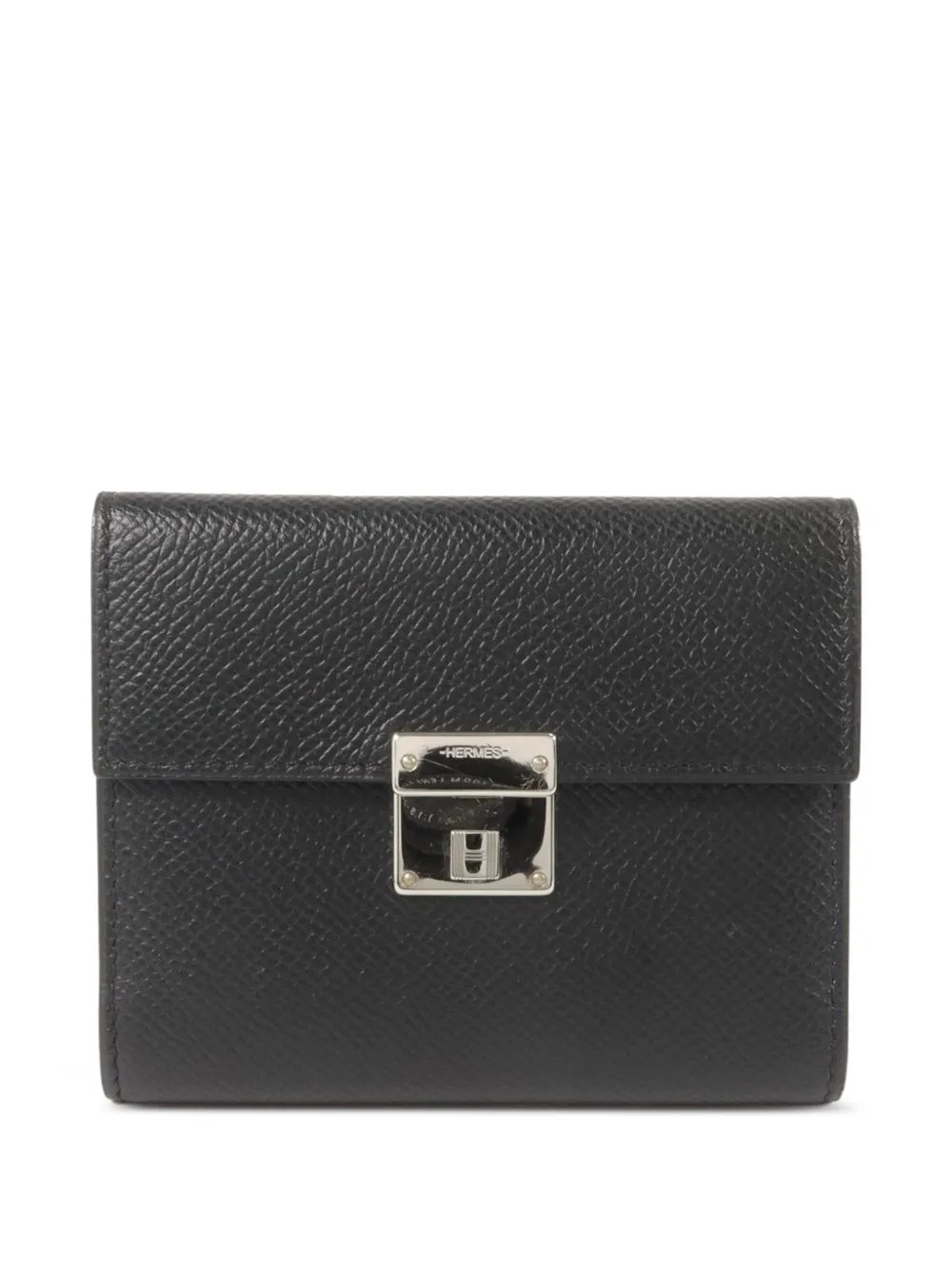 Clic 16 Leather Wallet by Hermès Pre-Owned