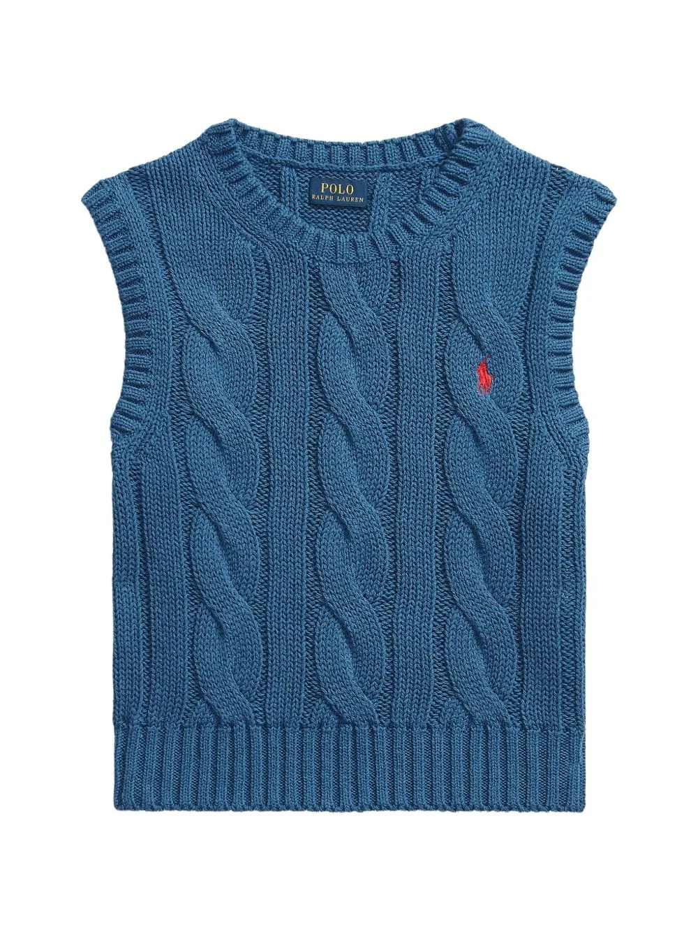 Embroidered-Logo Knit Top by Polo Ralph Lauren