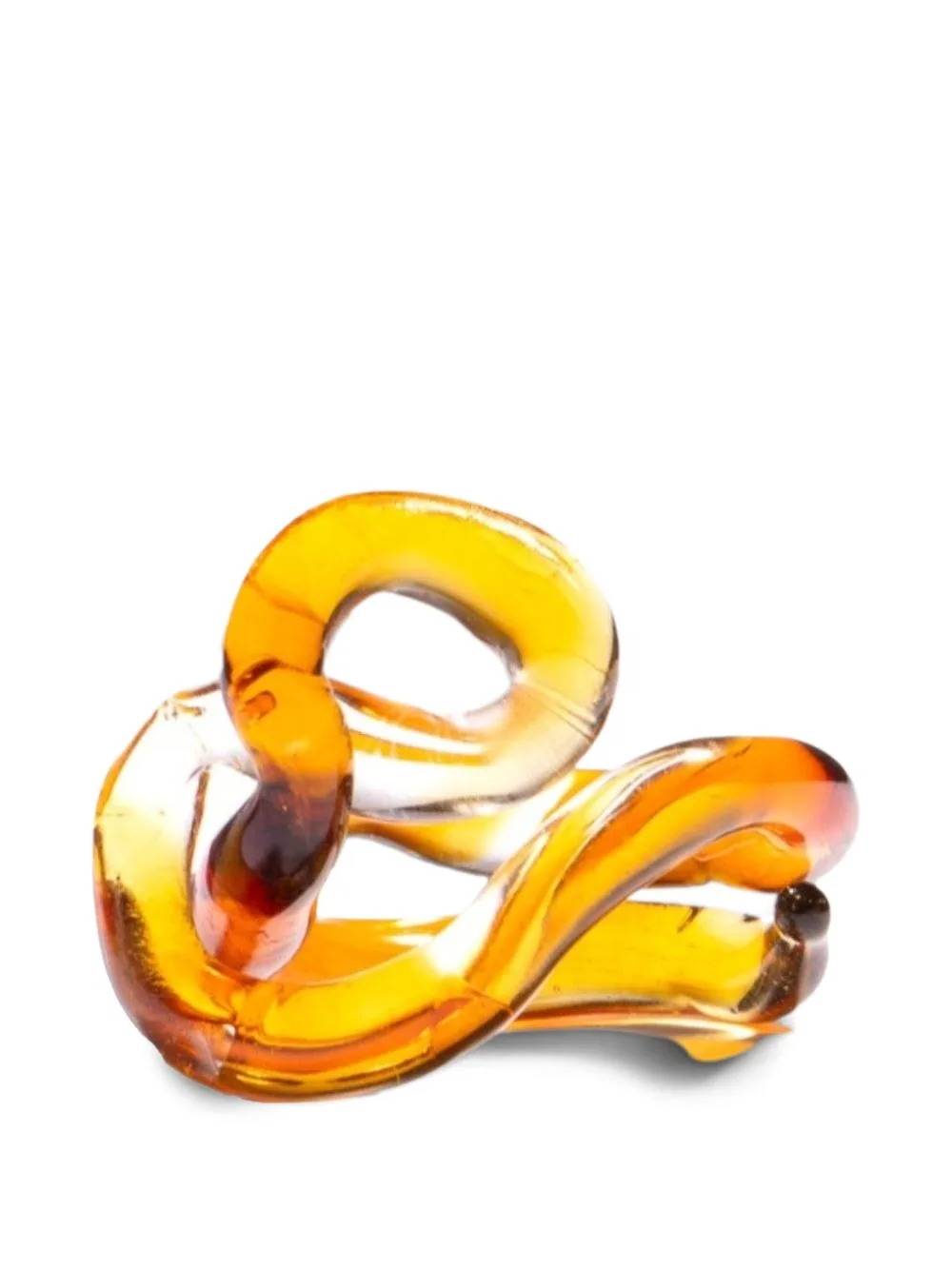 Interconexión Handblown Glass Ring