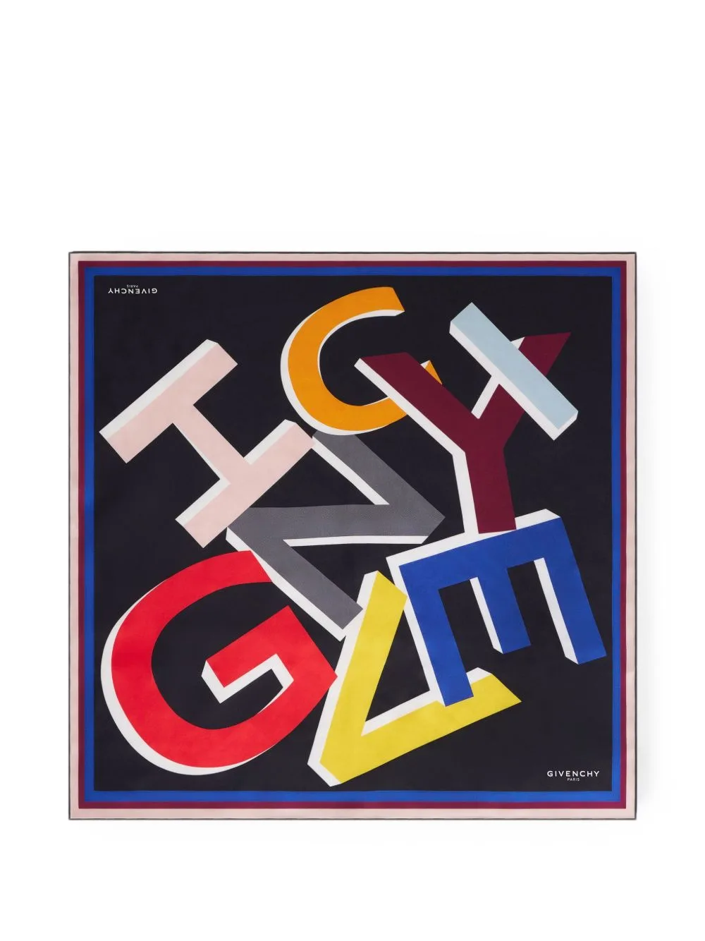 Multicolor Givenchy Shadow Square in Silk by Givenchy
